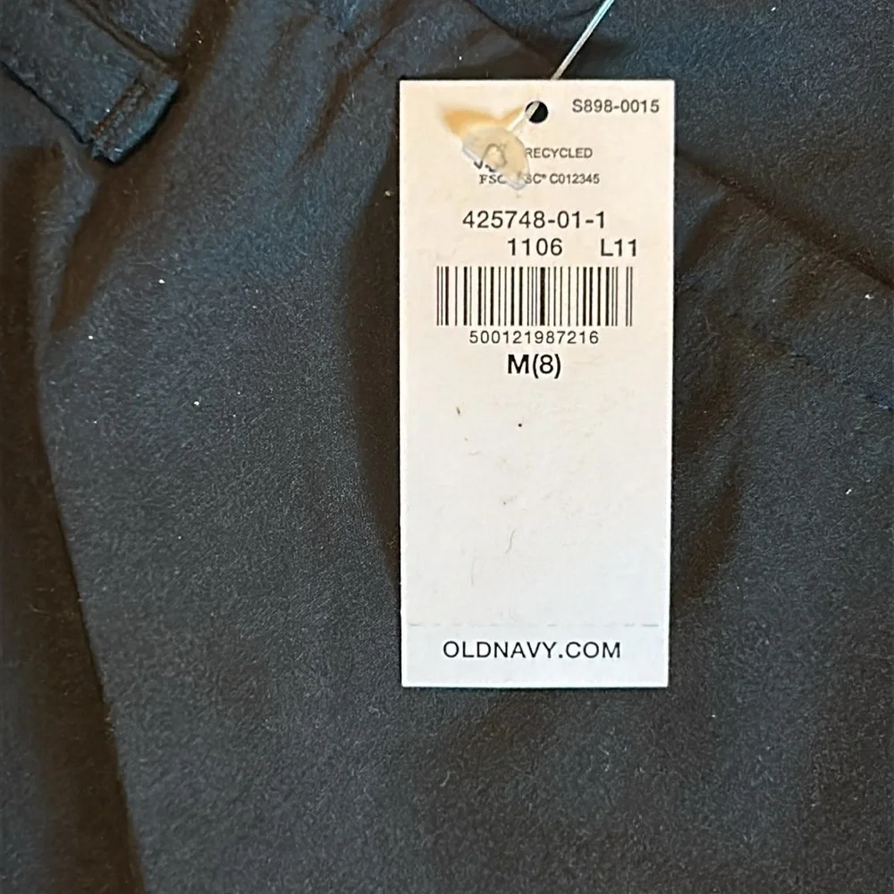 Old Navy black pants Size M(8)
